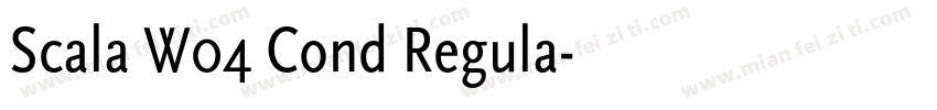 Scala W04 Cond Regula字体转换